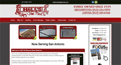 Desktop Screenshot of hallsroofing.net